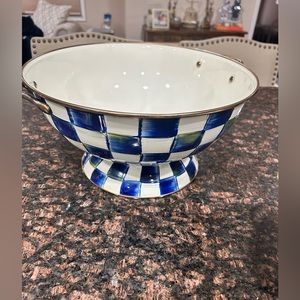 Mackenzie Childs Royal Check Everything Bowl